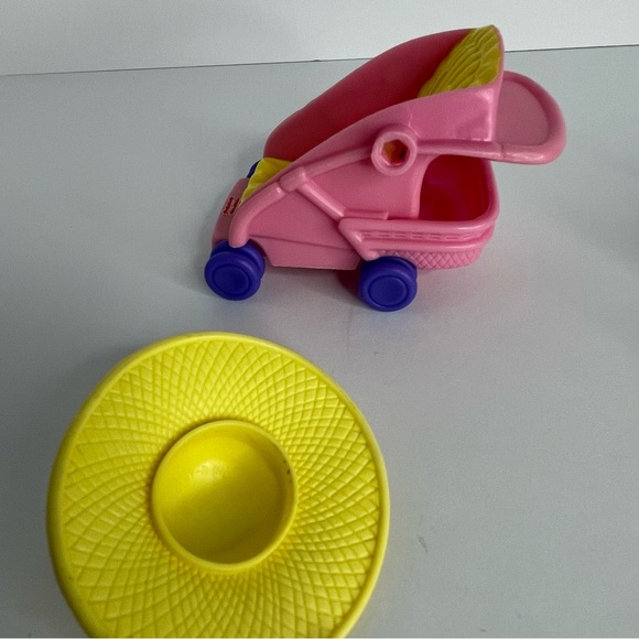 Fisher Price Loving Family Grandma Grandpa and Little Girl Stroller Mixed Years - Picture 8 of 13